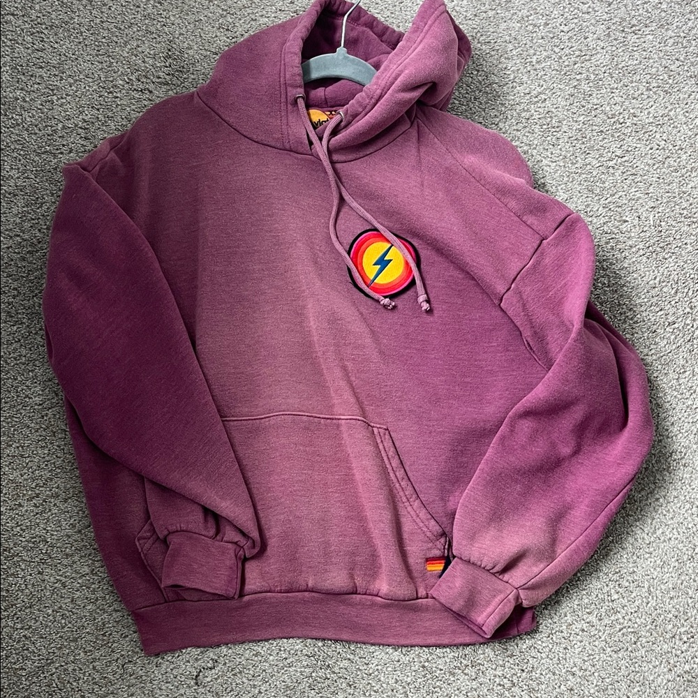 NWOT Aviator Nation Hoodie with Lightning Patch